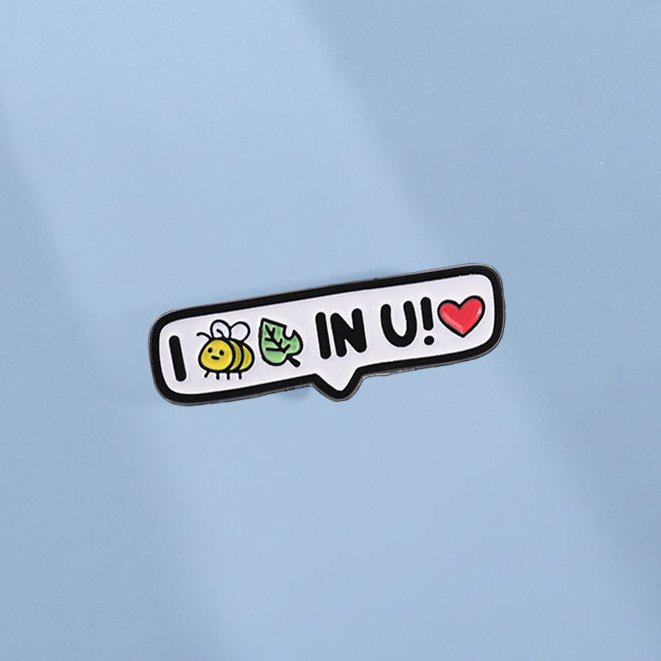 I Believe in You เคลือบ Pin Bee Leaf Pun แรงบันดาลใจอ้างเข็มกลัดการ์ตูนLapel Badgesกระเป๋าเป้สะพายหลังอุปกรณ์เสริมของขวัญสําหรับเพื่อน