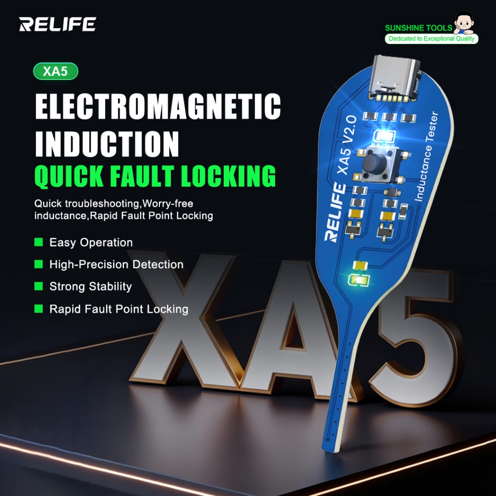 RELIFE XA5 Inductingance Tester แม่เหล็กไฟฟ้า Induction High-Precision Detection Quick Fault Point L