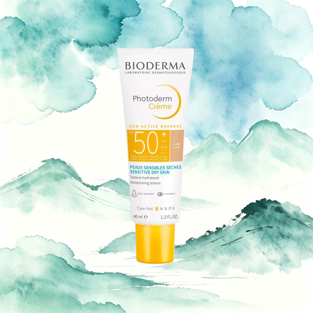 Bioderma Dry‐Skin Moisturizing Sunscreen 40ml SPF50+, ครีมบํารุงผิวฤดูหนาว