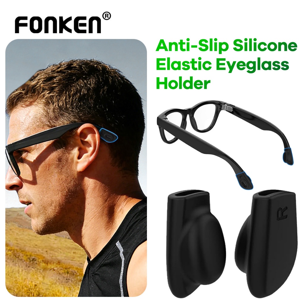 ฟอนเก้น ซิลิโคนป้องกันแว่นตาม้วน สำหรับ Ray-Ban Meta Wayfarer/Skyler/Headliner (Gen2) Series