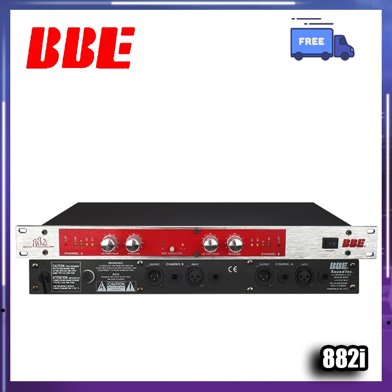 BBE 882i Sonic Miczer Sonic Maximizer BBE 882i มีส่วนความถี่ต่ําล่างและชิ้นส่วนความถี่สูงที่ชัดเจนยิ่งขึ้น