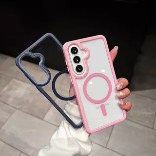 เคสโทรศัพท์กันกระแทกโปร่งใส 3-in-1 Anti-Yellowing ใช้งานร่วมกับ Samsung Galaxy S26 Ultra S25 S24 Ultra S23 Ultra A57 A16