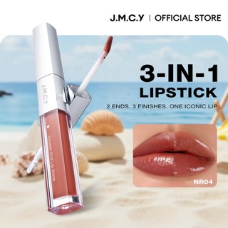 【14th Anniversary Ed】22 COLORS JMCY 3 in 1 Lipstick Double Effect Matte Gloss 48H  Transfer Proof Lipstick Non Stick Cup