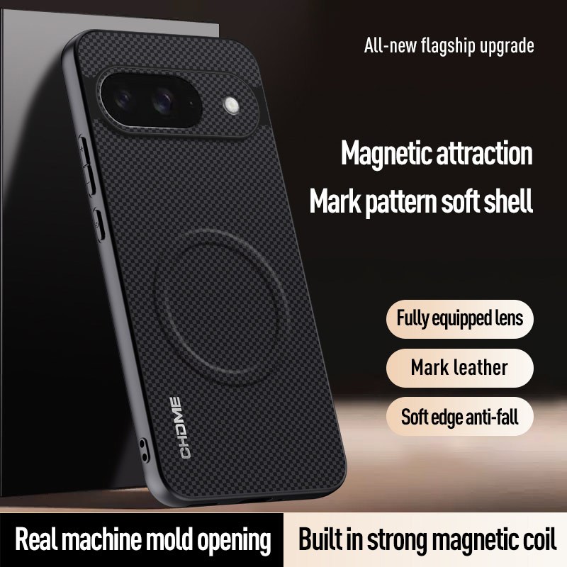 ปลอกสําหรับ Google Pixel 9 5G Pixel9 G2YBB GUR25 G1B60 เคสโทรศัพท์หนังแม่เหล็ก Adsorb ไร้สาย Fast Ch