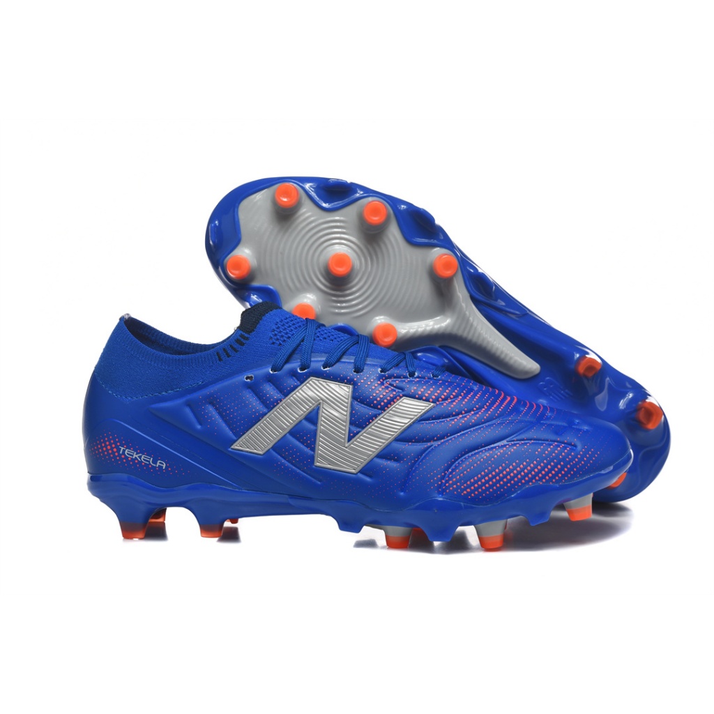 2025 รองเท้าฟุตบอล New Elite NB Tekela V5 BULE 39--45 รองเท้าฟุตบอลกันลื่นและทนต่อการสึกหรอ