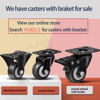 91003Swivel Caster, ล้อพร้อมแบริ่ง, ล้อเดี่ยว, ล้อรถเข็นพื้นเรียบ, Heavy Duty, ยาง, เปลี่ยน,91903