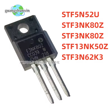 5PCS ใหม่ STF24N60M2 F24N60M2 STF24N60 TO-220F STF5N52U F5N52U STF5N52 STF3N62K3F3N62K3F3N2Z3NK50Z3N