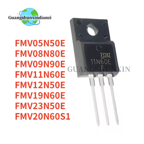 5PCS ยี่ห้อใหม่ FMV 20N60S1 12N50E 23N50E 05N50E 19N60E 11N60E 09N90E 08N80E TO-220F MOS FET ในสต็อก