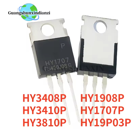 5PCS ใหม่ Original HY3410P HY3408P HY3810P HY1908P HY1707P HY19P03P TO-220 HY3410 HY3408 HY3810 HY19