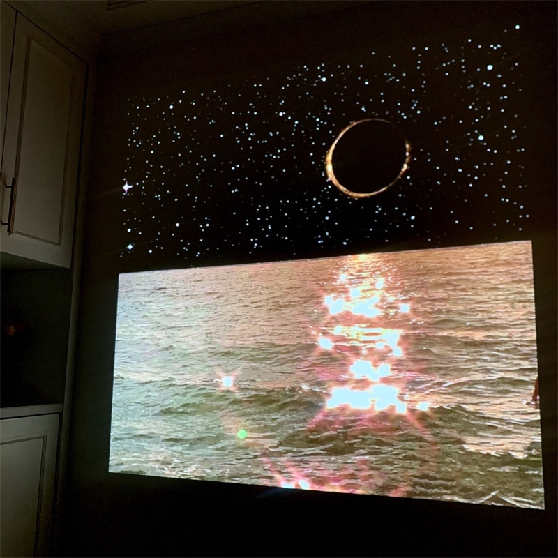 LUMINOUS ART Aurora Moon Galaxy Projection Lamp Creative รูปที่ 3