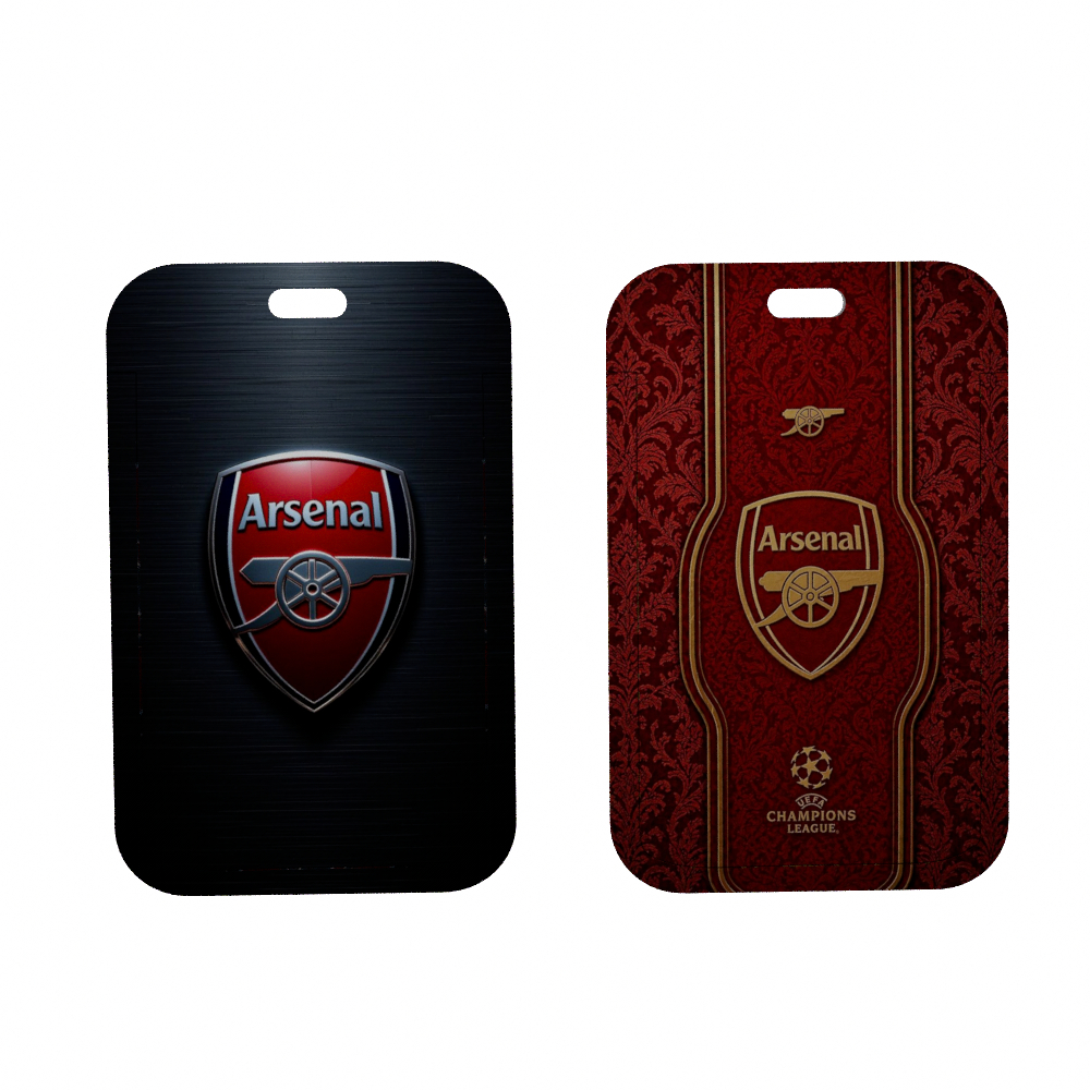 [สินค้าพร้อมส่ง] พวงกุญแจซองใส่บัตร Arsenal 2026 UCL ซองใส่บัตรพนักงาน บัตรนักเรียน แฟนบอล