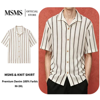 Knit collection • เสื้อถักแขนสั้น ลายริ้วเส้นเล็ก Black / Brown / Red