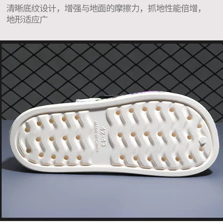 049T Holeรองเท้าผู้ชายสวมใส่ด้านนอกเพิ่มขึ้นก้าวบนอึรู้สึกBaotouรองเท้าแตะEVA Oneรองเท้าสองรองแตะชายหาดHigh-EndรองแตะS