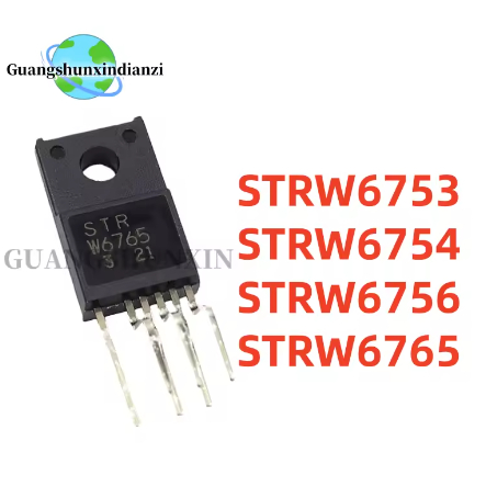 5PCS 100% ใหม่ STRW6754 W6754 STRW6753 W6753 STR-W6756 W6756 STRW6756 STR-W6765 W6765N STRW6765 TO-2
