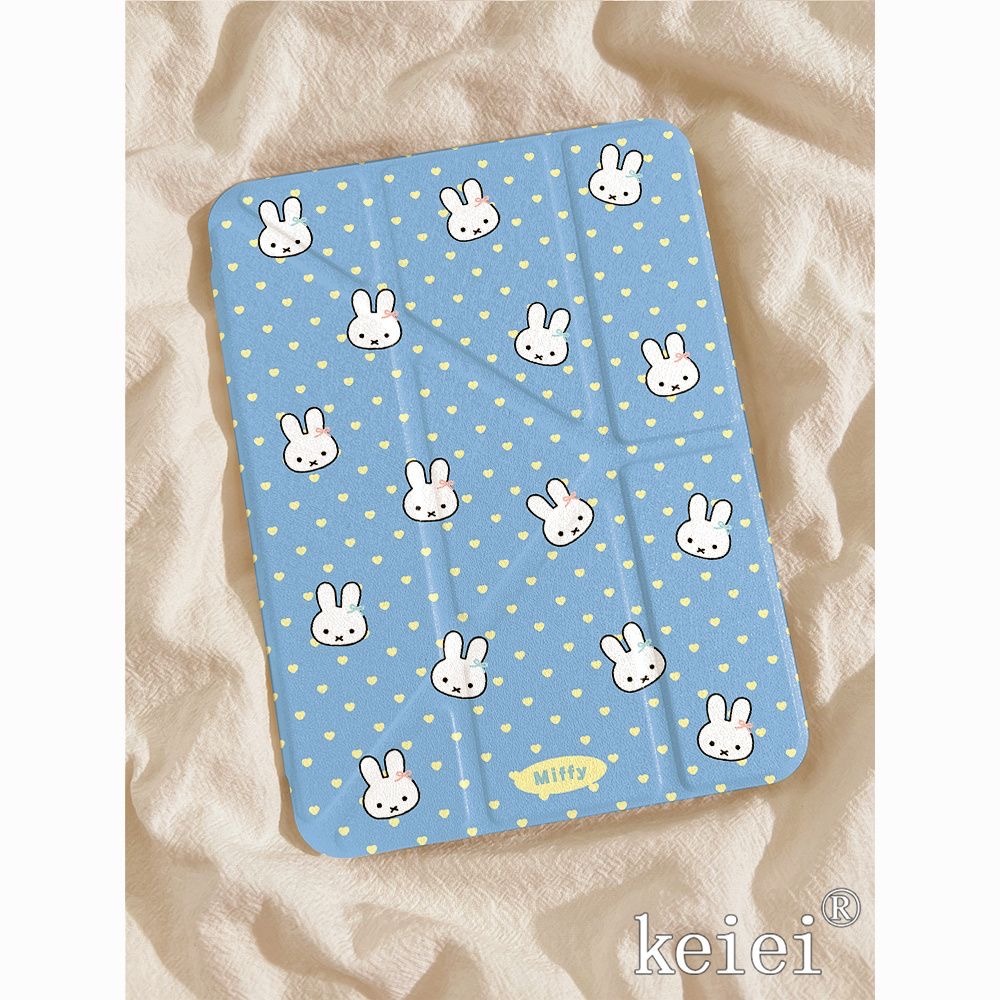 Miffy iPad 10/9/8 Generation Air 7/6 Tablet Pro 11 นิ้ว Mini 6 Case A16 Cover