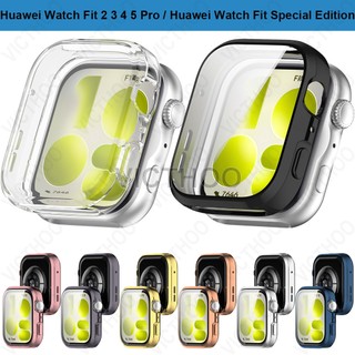 ปกป้องกันกรณีซิลิโคนเชลล์อุปกรณ์เสริมสำหรับ Huawei Watch Fit 5 4 Pro 3 2 Special Edition