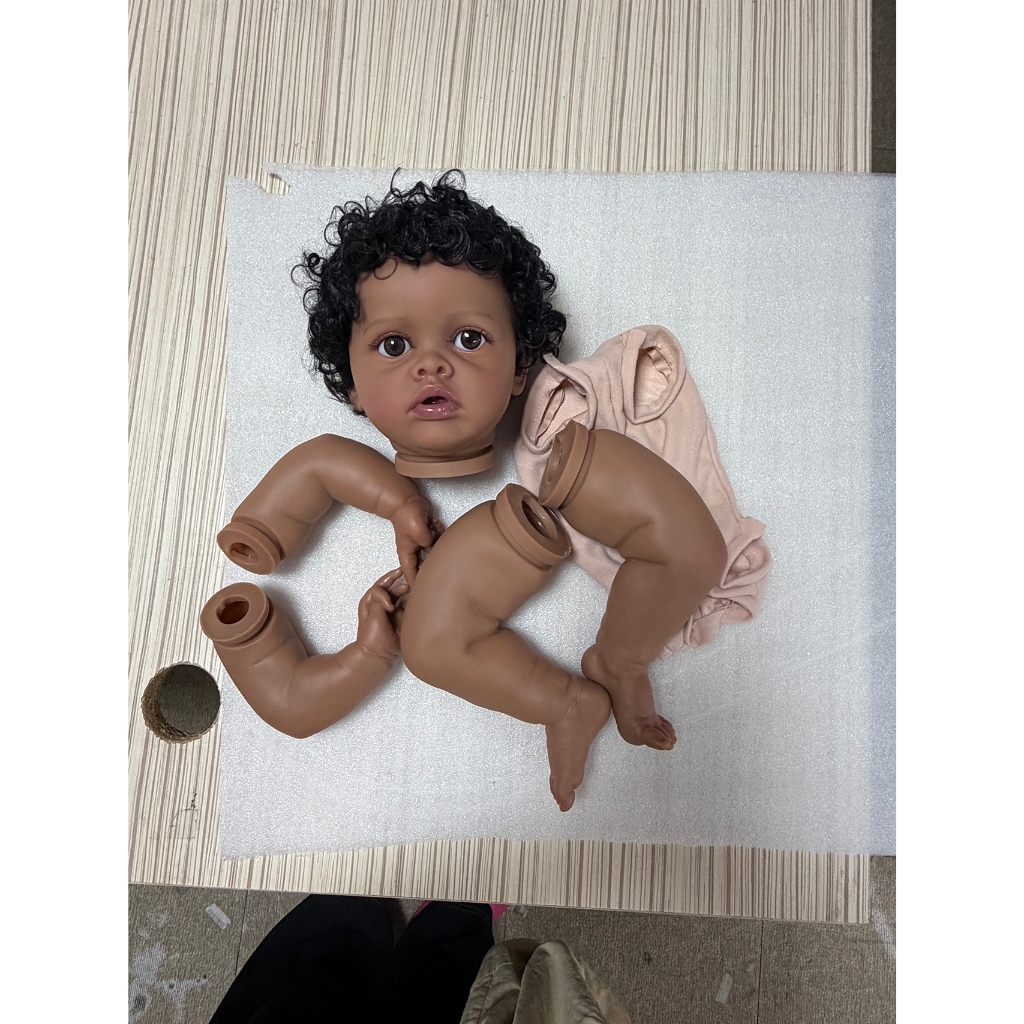 23INCH Benjamin Reborn Kit อะไหล่ตุ๊กตา DIY พร้อมตัวผ้าและตา Handmade Reborn Doll Kit
