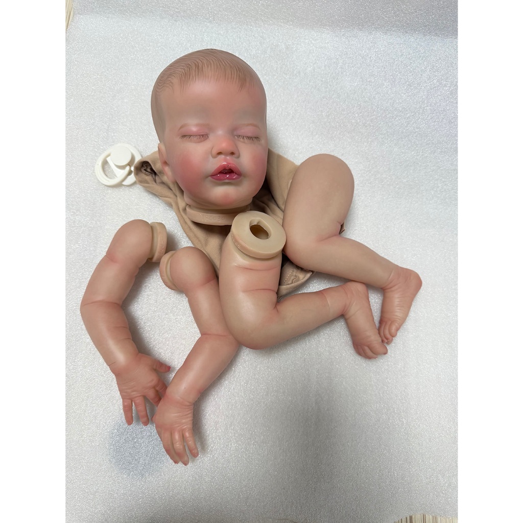 18 นิ้ว Primrose Reborn ตุ๊กตาชุด Handmade DIY ตุ๊กตาอะไหล่ผ้ามือสี 3D Skin Tone Bebe Reborn ชุด