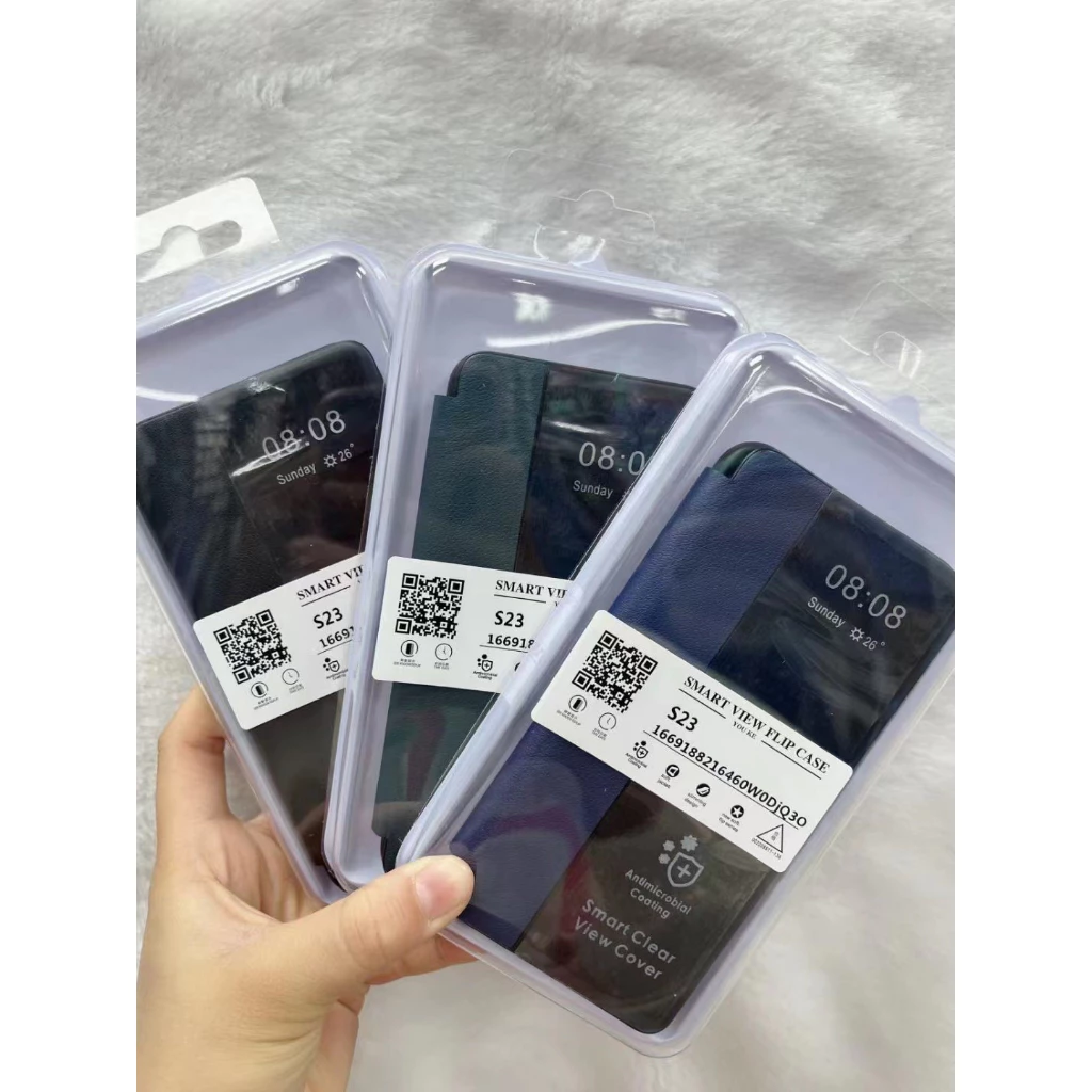 เคสซัมซุง S26 Ultra S25 Ultra S24/S23/S22 Ultra หน้าต่างอัจฉริยะ หนังแท้ ปลุกอัตโนมัติ เคสเปิดปิดอัจฉริยะ กันกระแทก กันรอยขีดข่วน กันลื่น ลายนิ้วมือไม่ติด เคสป้องกันเต็มรูปแบบ thumbnail 10