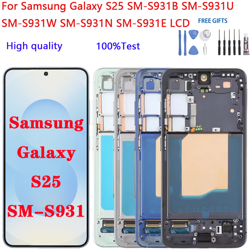 สําหรับ Samsung Galaxy S25 SM-S931B SM-S931U S931W SM-S931N SM-S931E จอแสดงผล LCD Touch Screen Digit