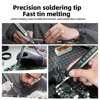 ZOYI T12 Portable Soldering Iron USB-C Fast Charging Electric Soldering Tool for Repair