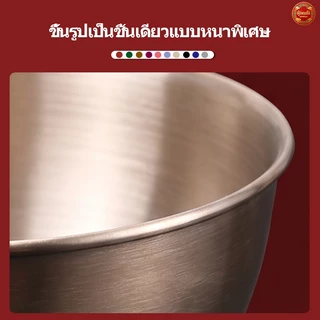 💪ส่งจากกรุงเทพ | พร้อมส่ง |ชามผสมอาหาร สแตนเลสแท้ มีสเกล ชามผสม ผสมแป้ง สแตนเลส โถแป้ง โถผสมอาหาร โถผสม ชามสลัด หนาพิเศษ ไม่เกิดสนิม ขนาด 200ml/300ml/400ml