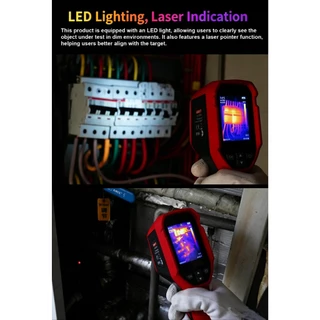 UNI-T UTi120S+ 120*90 เครื่องภาพความร้อนความละเอียดอินฟราเรด ช่างไฟฟ้า / HVAC / ซ่อมรถยนต์ / ตรวจจับรอยรั่วตกแต่งบ้าน ประสิทธิภาพสูง กะทัดรัดและทนทาน