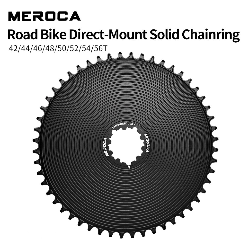 MEROCA GT08 Road Bike Single Chainring Positive Negative Tooth 3 Bolt Direct Mount CNC ปิดผนึกแผ่นอล