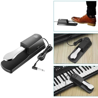 แป้นเหยียบเปียโน Sustain Pedal Damper แพดเดิ้ล ที่เหยียบ คันเหยียบพิมพ์ สำหรับคีย์บอร์ด ออร์แกนอิเล็กทรอนิกส์ เปียโน