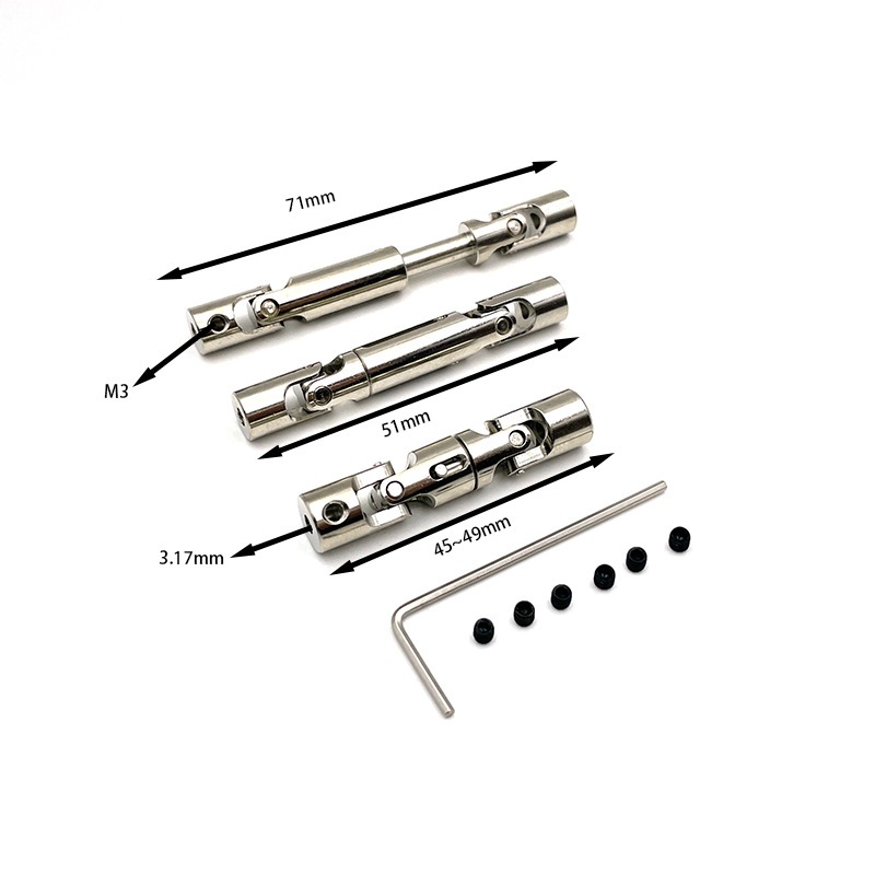 สําหรับ WPL 1/16 B16 B36 หกล้อ RC รถโลหะไดรฟ์เพลาอัพเกรด Driveshaft เกียร์เพลาอะไหล่