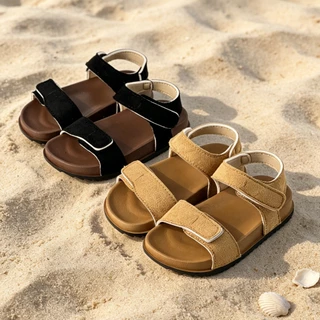 Boys Double-Strap Velcro Sandals กันลื่นแฟชั่น