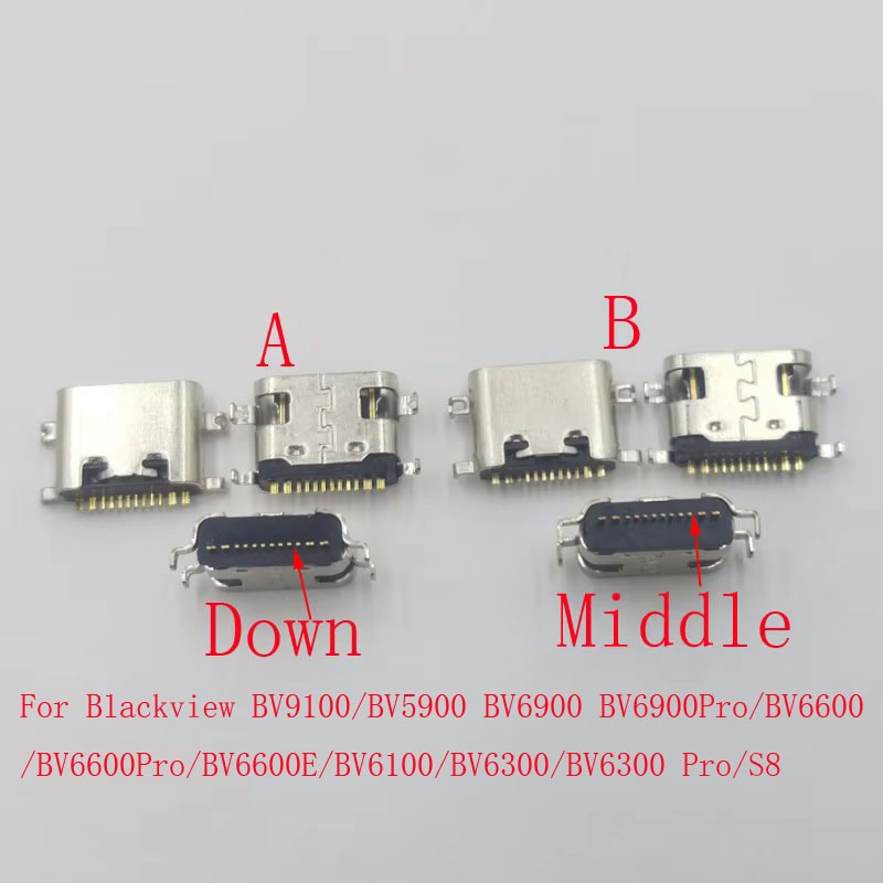10-100 ชิ้นปลั๊ก USB สําหรับ Blackview BV6300 S8 BV5900 BV6900 Pro BV6600 BV9100 BV6100 BV6600E Char