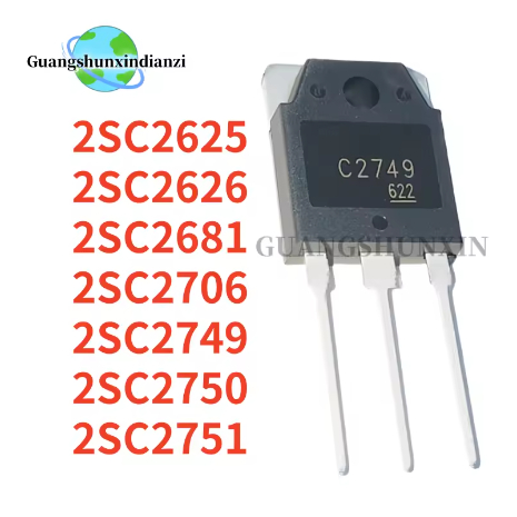 5PCS ใหม่ 100% คุณภาพ 2SC2625 C2625 2SC2626 C2626 2SC2681 C2681 2SC2706 C2706 2SC2749 C2749 2SC2750 
