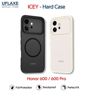 UFLAXE ICEY - เคส Honor 600 / Honor 600 Pro - เคสแข็งกันกระแทกด้าน เคสโทรศัพท์บางเฉียบป้องกันรอยนิ้วมือ