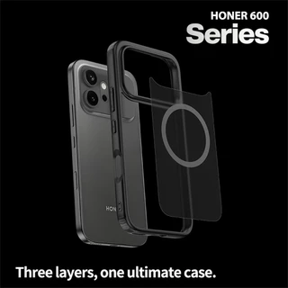 UFLAXE ICEY - เคส Honor 600 / Honor 600 Pro - เคสแข็งกันกระแทกด้าน เคสโทรศัพท์บางเฉียบป้องกันรอยนิ้วมือ
