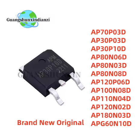 5PCS Original AP70P03D AP30P03D AP30P10D AP80N06D AP80N03D AP80N08D AP120P06D AP100N08D AP110N04D AP