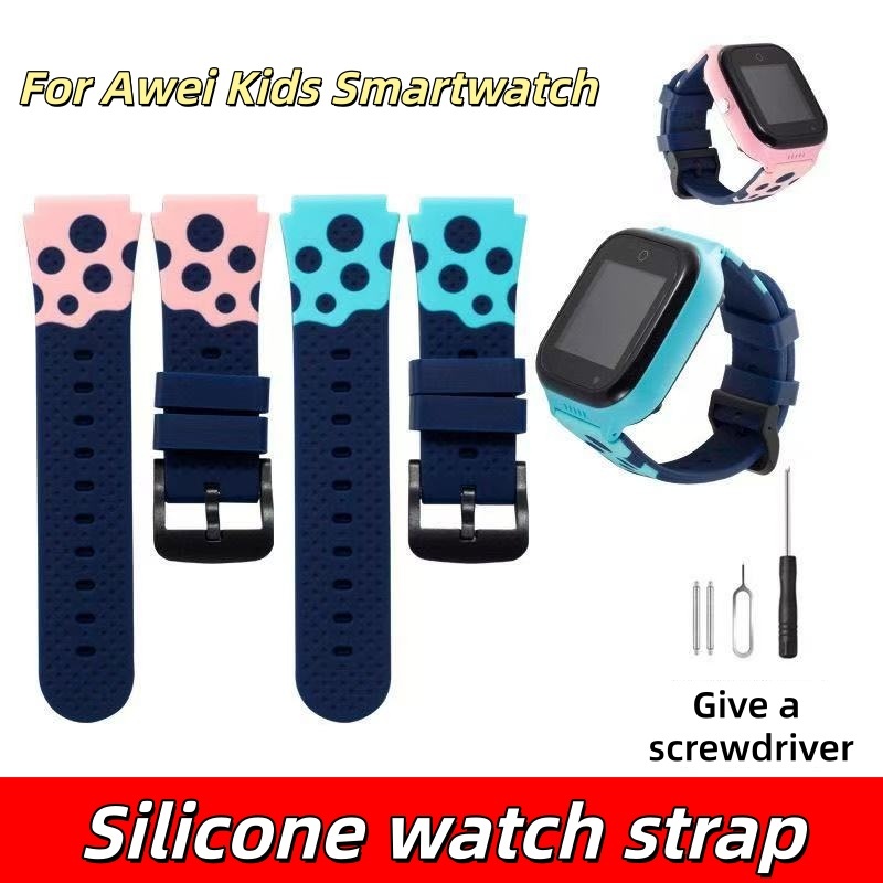 เหมาะสําหรับ Awei Kids Smartwatch H29 H30 Strap สายซิลิโคน H29 Strap