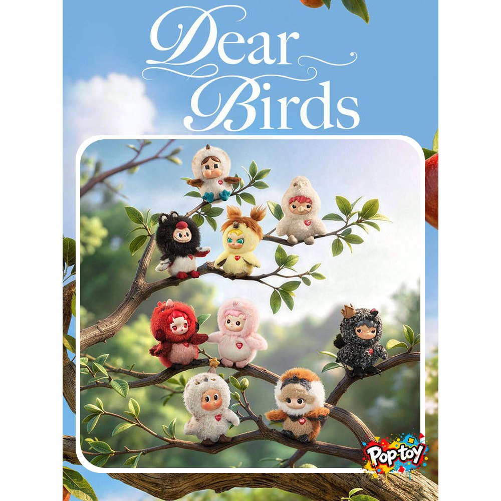 POPMART Dear Birds Series Plush Charm Dear Birds Blind Box