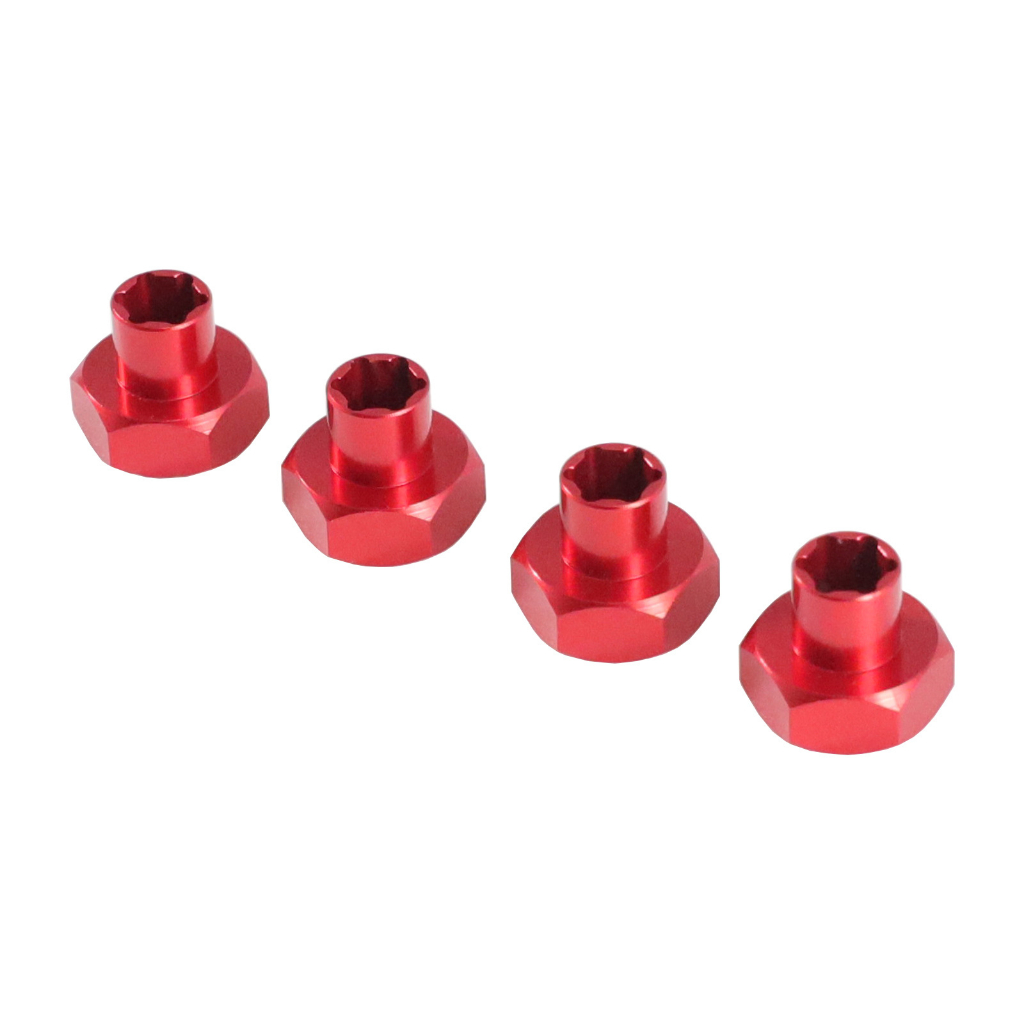 KOShobby อลูมิเนียม 5 มม.ถึง 12 มม.ล้อ Hex Hub อะแดปเตอร์ชุดสําหรับ WPL D12 MN99S MN82 SCX24 1/10 1/12 1/16 RC รถ Upgrade6