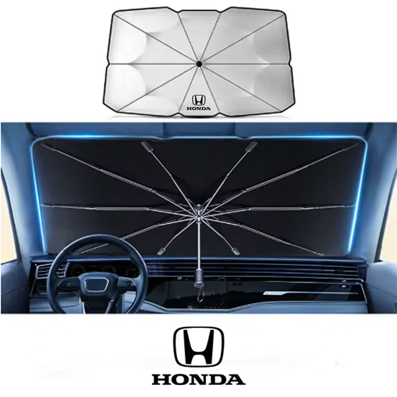 รถกระจกบังแดด Multi Purpose สะดวกพับ Parasol สําหรับ Honda Type R Civic xrv hrv crv brv City Accord Fit Jazz Insight Auto อุปกรณ์เสริม