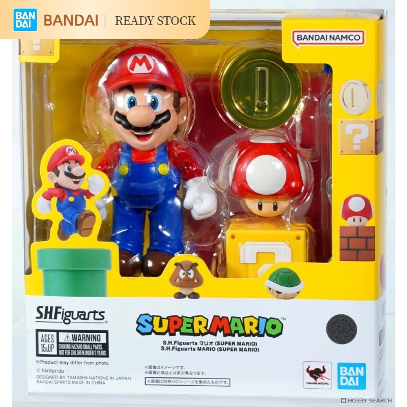[คลังสินค้าพร้อม] BANDAI SHF SUPER MARIO Movable
