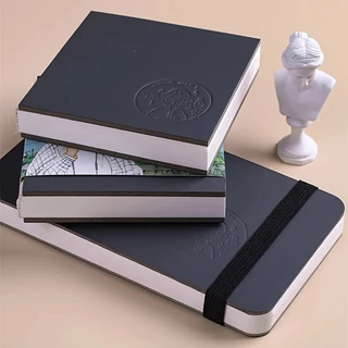 Maihui สีน้ํา Journal Drawing Hand Notebook Sketch Pad ผ้าฝ้าย 100% 300gsm 26 sheets กดเย็น