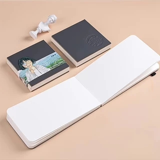 Maihui สีน้ํา Journal Drawing Hand Notebook Sketch Pad ผ้าฝ้าย 100% 300gsm 26 sheets กดเย็น