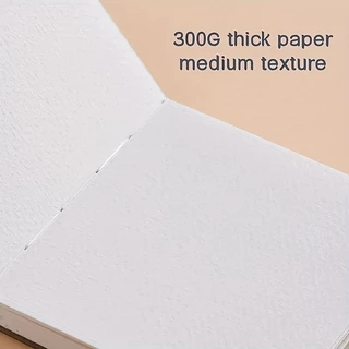 Maihui สีน้ํา Journal Drawing Hand Notebook Sketch Pad ผ้าฝ้าย 100% 300gsm 26 sheets กดเย็น