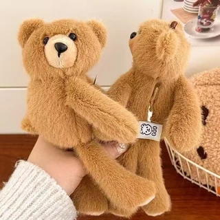 ตุ๊กตาน่ารักตุ๊กตากิ๊บตุ๊กตาหมีเรียบคลิปปุยด้านคลิป ใบเรียกเก็บเงินเป็ด คลิปตกแต่งผม ค สําหรับสาวๆแฟชั่นอุปกรณ์ผม