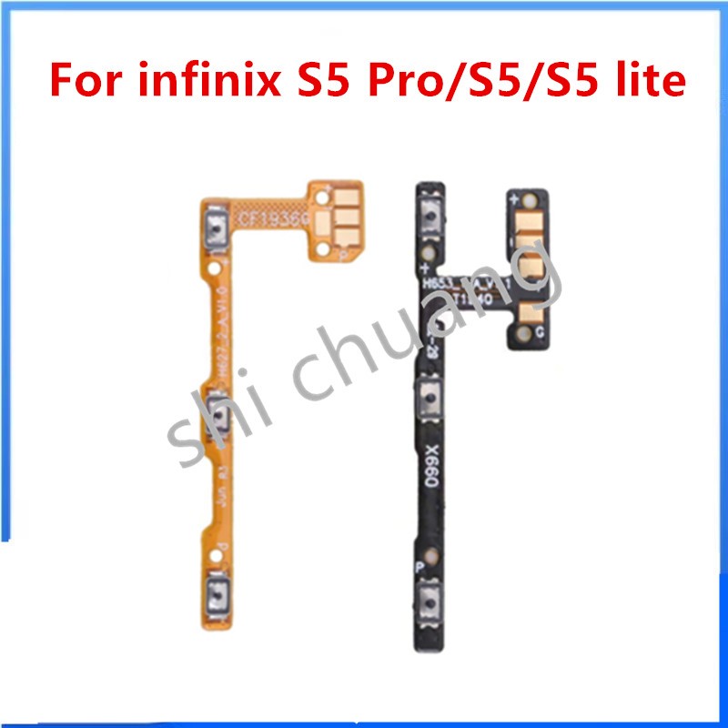 สวิทช์เสียงปุ่ม flex สําหรับ infinix S5 Pro/S5/S5 lite X652 X652A X652B X660 X660B X660C