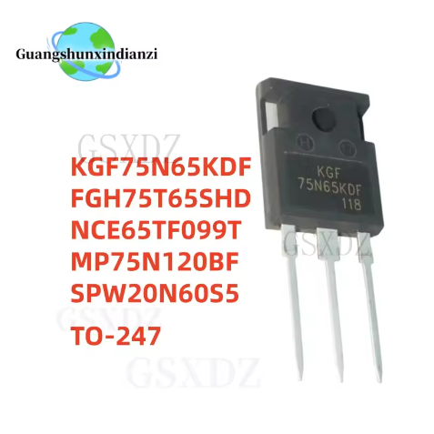 5PCS ใหม่ FGH75T65SHD NCE65TF099T MP75N120BF SPW20N60S5 20N60S5 KGF75N65KDF ถึง-247 ในสต็อก