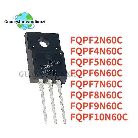 5PCS 100% ใหม่คุณภาพสูง FQPF FQPF2N60C/4N60C/5N60C/6N60C/7N60C/9N60C/10FQPF