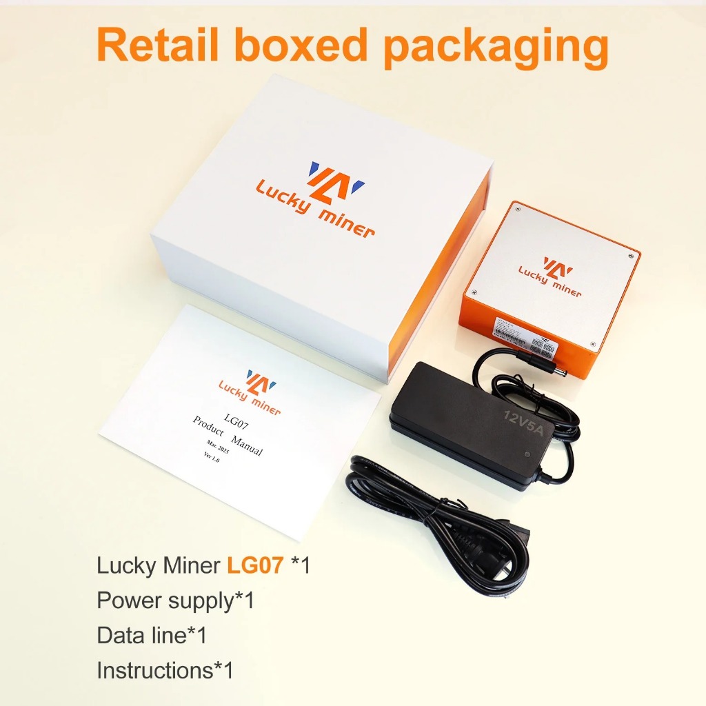 ⭐⭐⭐Lucky Miner LG07 11MH/S 12W Litecoin & Dogecoin Miner | Scrypt ASIC Crypto Miner พร้อม WiFi 2.4G