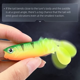 Meredith Cannibal 80/100/125mm Fishing Lure – บันทึกสําหรับจับสูงสุด 350 ปอนด์ 3D eyes soft Lure